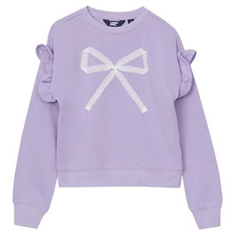 Girls 2-16 Lands' End Long Sleeve Ruffle Sweatshirt