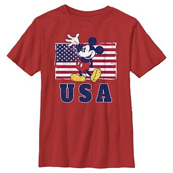 Boys 6-20 Disney's USA Mickey Graphic Tee