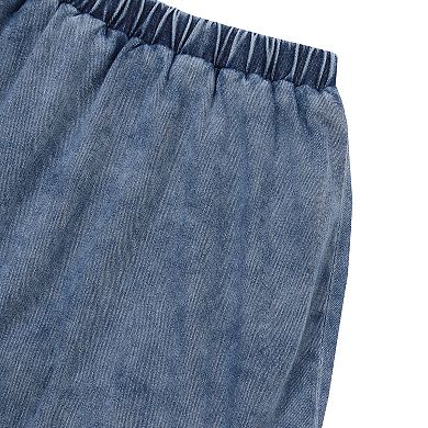 Girls 8-16 Lands' End Denim Bubble Skort