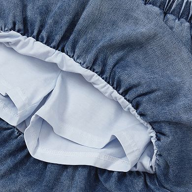Girls 8-16 Lands' End Denim Bubble Skort