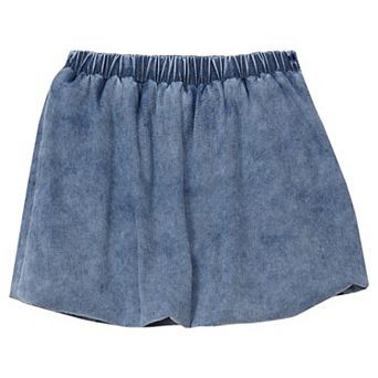 Girls 8-16 Lands' End Denim Bubble Skort