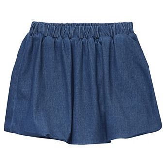 Girls 8-16 Lands' End Denim Bubble Skort