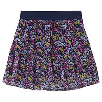 Girls 2-20 Lands' End Tiered Mesh Skort