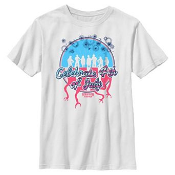 Boys 6-20 Stranger Things Celebrating 4th Of July Graphic Tee