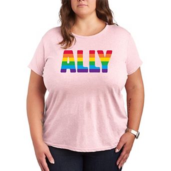 Plus Size Pride Ally Graphic Tee
