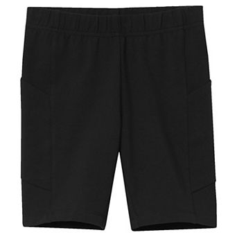 Girls 2-16 Lands' End Tough Cotton Bike Shorts with Pockets