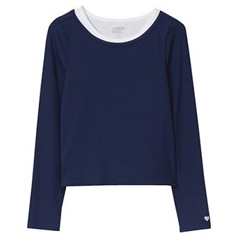 Girls 2-16 Lands' End 2 pc Active Set Top in Regular & Plus Size