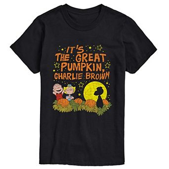 Big & Tall Peanuts It's The Great Pumpkin, Charlie Brown Graphic Tee