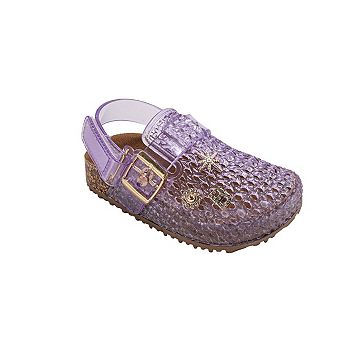 bebe Toddler Girls Jelly Clogs with Back Strap and Buckle Detail