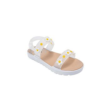 bebe Toddler Girls Sandals with Back Strap and Daisy Detail