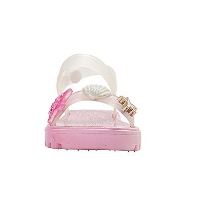 bebe Toddler Girls Sandals with Back Strap and Starfish Detail