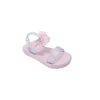 bebe Toddler Girls Sandals with Back Strap and Bow Detail