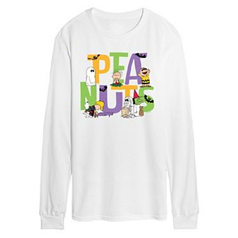 Men's Peanuts Snoopy & Friends Halloween Long Sleeve Graphic Tee