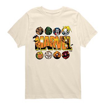 Boys 8-20 Marvel Comics Halloween Logo Graphic Tee