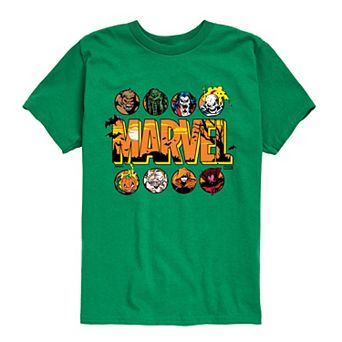 Boys 8-20 Marvel Comics Halloween Logo Graphic Tee
