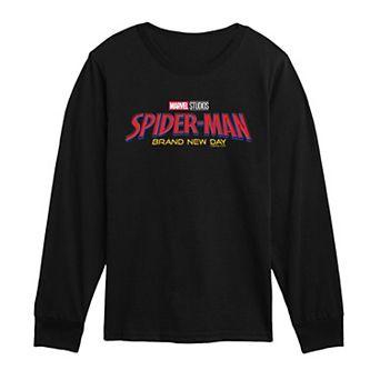 Boys 8-20 Spider-Man Brand New Day Logo Long Sleeve Graphic Tee