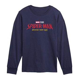 Boys 8-20 Spider-Man Brand New Day Logo Long Sleeve Graphic Tee