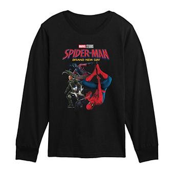 Boys 8-20 Spider-Man Brand New Day Long Sleeve Graphic Tee