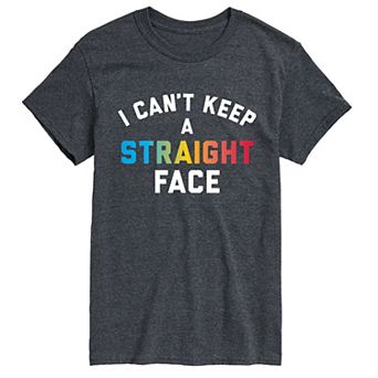Men's I Can't Keep A Straight Face Graphic Tee