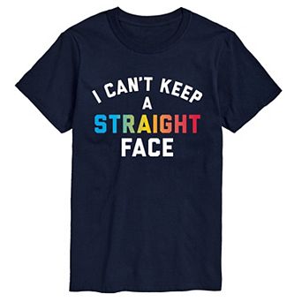 Men's I Can't Keep A Straight Face Graphic Tee