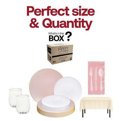 Celebration Story Boutique All-In-One Tableware Suite 60 Guests
