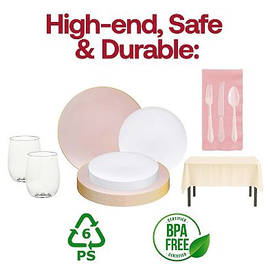 Celebration Story Boutique All-In-One Tableware Suite 60 Guests
