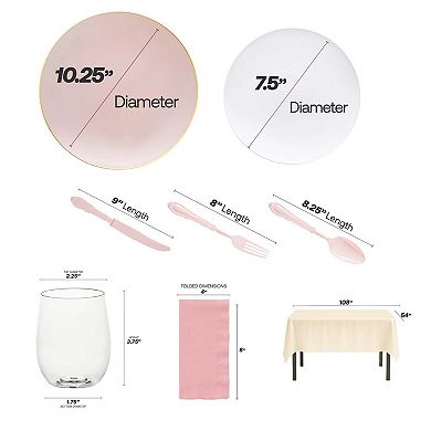 Celebration Story Boutique All-In-One Tableware Suite 60 Guests