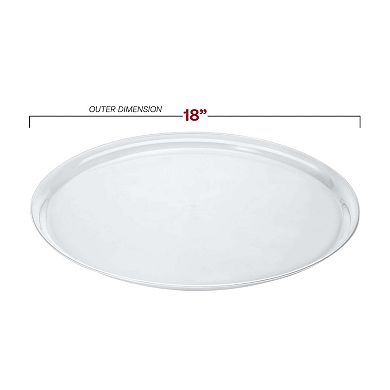 Round Plastic Trays - 25 pcs