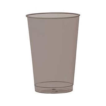 12 oz Clear Tinted Disposable Plastic Party Cups - 240 pc