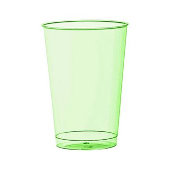 12 oz Clear Tinted Disposable Plastic Party Cups - 240 pc