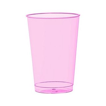 12 oz Clear Tinted Disposable Plastic Party Cups - 240 pc
