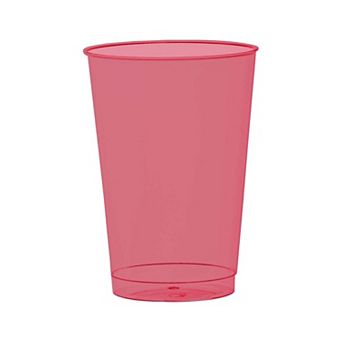 12 oz Clear Tinted Disposable Plastic Party Cups - 240 pc