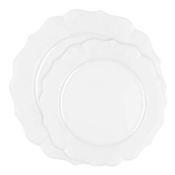 60-Guest Wedding Plate Value Pack - 120 ct Disposable Dinnerware