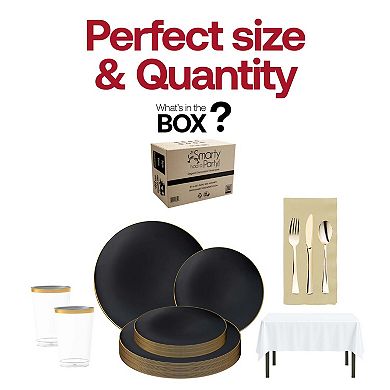Legacy Collection Boutique All-In-One Tableware Suite Set for 60 Guests