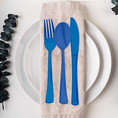 6.25" Disposable Plastic Party Spoons - 600 pcs