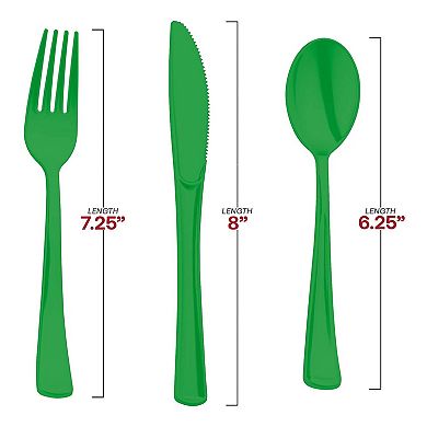 Disposable Plastic Party Cutlery Set - 600 Sets