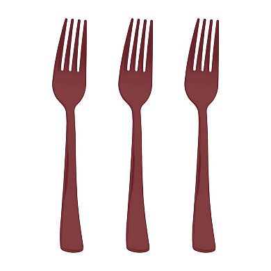 7.25" Disposable Plastic Party Forks - 600 pcs