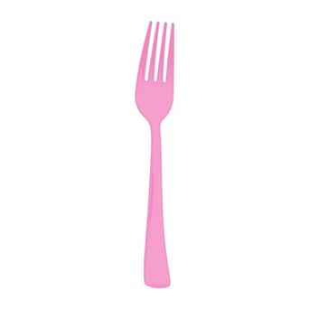 7.25" Disposable Plastic Party Forks - 600 pc