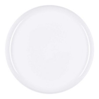 6.25" Flat Round Disposable Plastic Pastry Plates - 240 pc