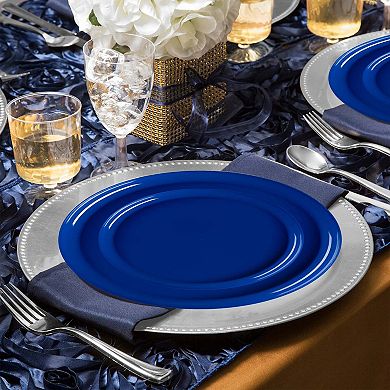 Flat Round Disposable Plastic Wedding Set - 30 Sets