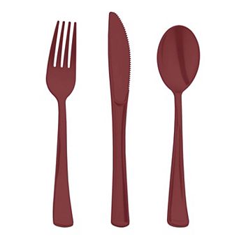 Disposable Plastic Party Cutlery Set - 144 Sets