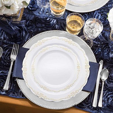 Round Disposable Plastic Wedding Set - 30 Sets