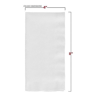 White Paper Dinner Napkins - 600 pcs