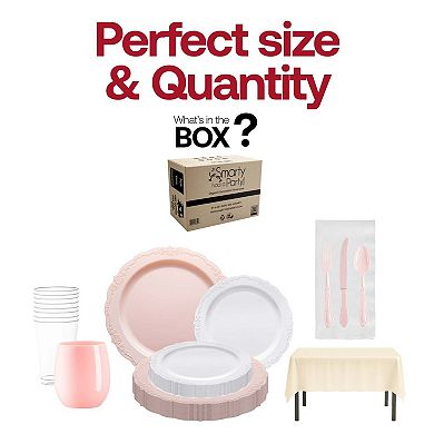 Enchanted Gala Boutique All-In-One Tableware Suite Set for 60 Guests