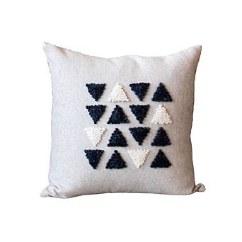 AfriScandi Harvest Wool and Cotton Throw Pillow