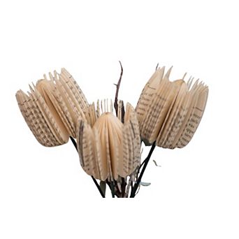 Book Flower Stems Set of 3