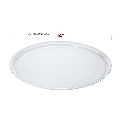 Round Plastic Trays - 25 pcs