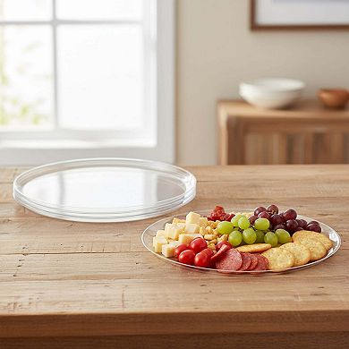 Round Plastic Trays - 25 pcs
