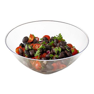32 oz Organic Round Disposable Plastic Bowls - 25 pcs