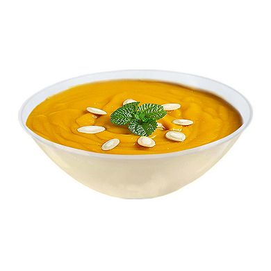 32 oz Organic Round Disposable Plastic Bowls - 25 pcs